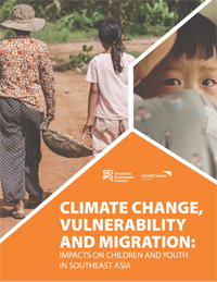 Titelseite des Berichts: Climate Change, Vulnerabilty and Migration von World Vision Asien und Stockholm Environment Institute